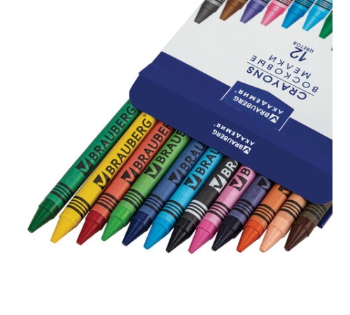 Восковые мелки BRAUBERG 