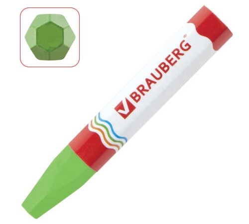 Восковые мелки утолщенные BRAUBERG 
