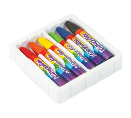 Восковые мелки утолщенные ЮНЛАНДИЯ 