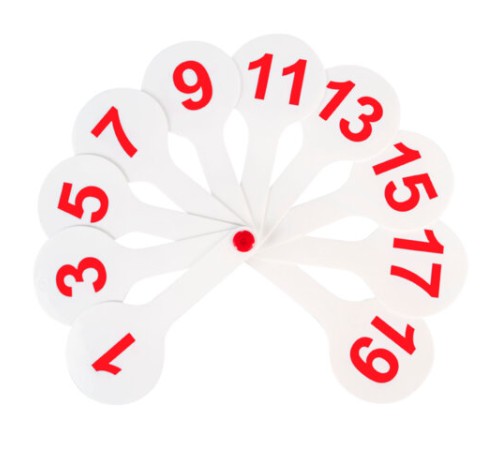 Веер-касса (цифры от 1 до 20) ПИФАГОР, 227392