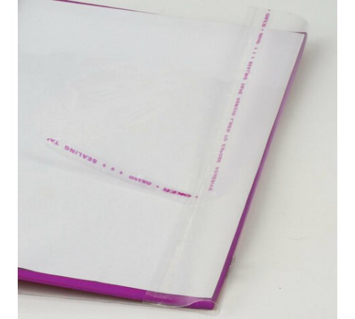 Обложка ПП со штрихкодом для тетрадей и дневников, КЛЕЙКИЙ КРАЙ, 70 мкм, 215х360 мм, универсальная, прозрачная, ПИФАГОР, 227410