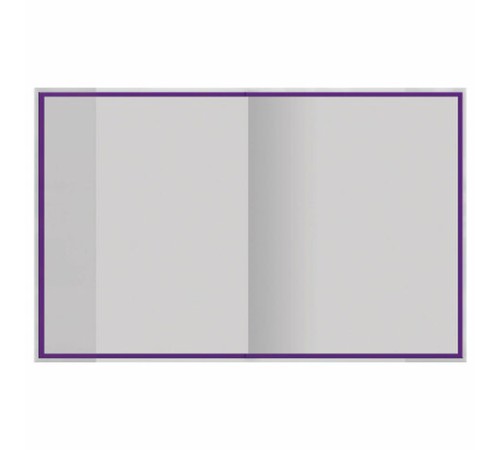 Обложка ПП со штрихкодом для тетрадей и дневников, КЛЕЙКИЙ КРАЙ, 70 мкм, 215х360 мм, универсальная, прозрачная, ПИФАГОР, 227410