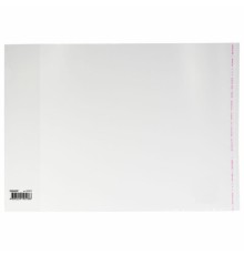 Обложка ПП со штрихкодом для учебников младших классов БОЛЬШОГО ФОРМАТА, КЛЕЙКИЙ КРАЙ, 70 мкм, 280х450 мм, прозрачная, ПИФАГОР, 227417