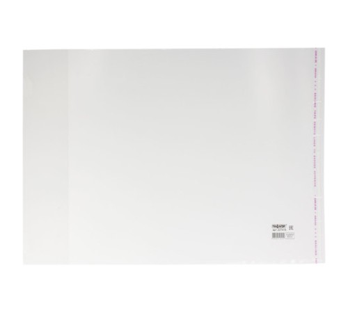 Обложки ПП для учебников БОЛЬШОГО ФОРМАТА, КОМПЛЕКТ 5 шт., КЛЕЙКИЙ КРАЙ, 80 мкм, 280х450 мм, универсальные, прозрачные, ПИФАГОР, 227418