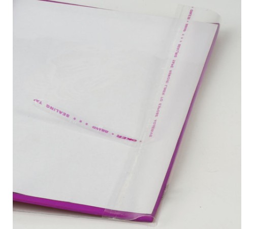 Обложки ПП для учебников БОЛЬШОГО ФОРМАТА, КОМПЛЕКТ 5 шт., КЛЕЙКИЙ КРАЙ, 80 мкм, 280х450 мм, универсальные, прозрачные, ПИФАГОР, 227418