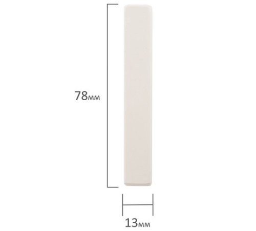 Мел белый квадратный 100 штук, ПИФАГОР, картонная упаковка, 227440