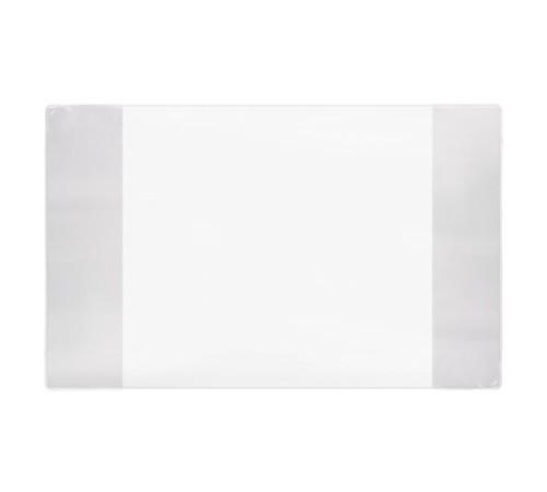 Обложка ПВХ для тетрадей и дневников, ПЛОТНАЯ, 100 мкм, 210х350 мм, прозрачная, ПИФАГОР, 227479