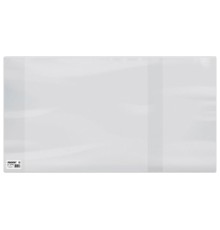 Обложка ПВХ со штрихкодом для учебников А4 БОЛЬШОГО ФОРМАТА, контурных карт, атласов, ПЛОТНАЯ, 120 мкм, 292х560 мм, ПИФАГОР, 227492