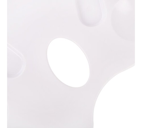 Палитра для рисования ПИФАГОР белая, пластиковая, овальная, 20 ячеек, 227808