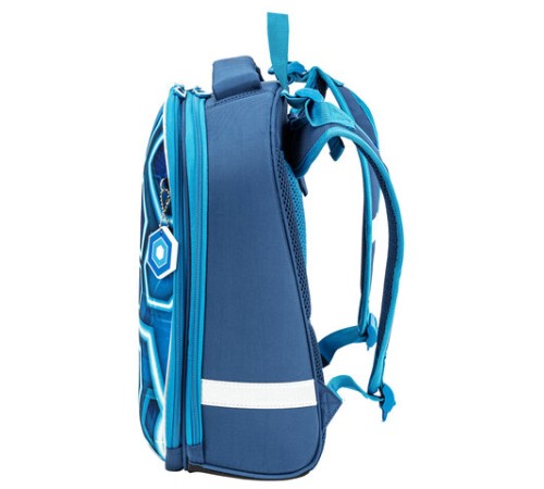 Ранец BRAUBERG PREMIUM, 2 отделения, с брелком, Techno, 38х29х16 см, 227812