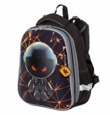 Ранец BRAUBERG PREMIUM, 2 отделения, с брелком, UFO, 38х29х16 см, 227815