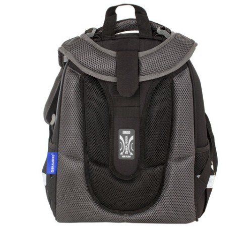 Ранец BRAUBERG PREMIUM, 2 отделения, с брелком, UFO, 38х29х16 см, 227815