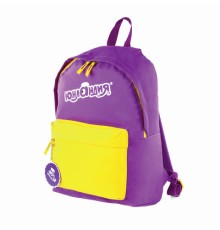 Рюкзак ЮНЛАНДИЯ с брелоком, универсальный, фиолетовый, 44х30х14 см, 227955