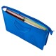 Папка на молнии с ручками ПИФАГОР, А4, 1 отделение, пластик, 55 мм, синяя, 228235