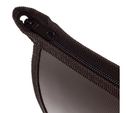 Папка на молнии с ручками ПИФАГОР, А4, 1 отделение, пластик, 55 мм, черная, 228236