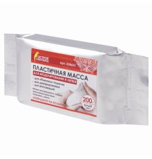 Паста (масса) для лепки ОСТРОВ СОКРОВИЩ, самозатвердевающая, 200 г, натуральный белый, 228651