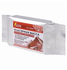Паста (масса) для моделирования и лепки ОСТРОВ СОКРОВИЩ, самозатвердевающая, 200 г, терракотовая, 228652