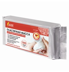 Паста (масса) для лепки ОСТРОВ СОКРОВИЩ, самозатвердевающая, 1000 г, натуральный белый, 228657