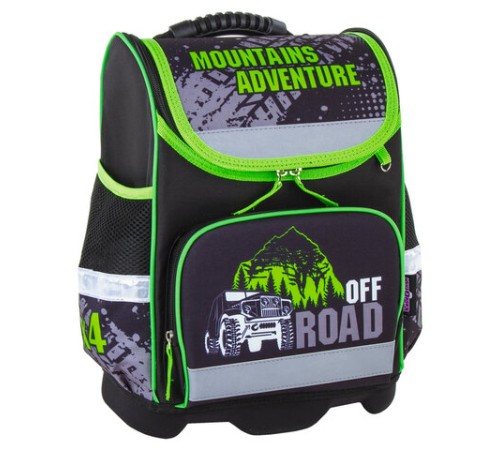 Ранец ЮНЛАНДИЯ WISE, 1 отделение, 3 кармана, устойчивое дно, 