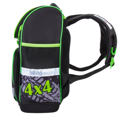 Ранец ЮНЛАНДИЯ WISE, 1 отделение, 3 кармана, устойчивое дно, 