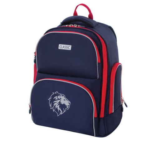 Рюкзак BRAUBERG CLASSIC, легкий каркас, премиум материал, 