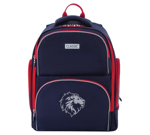 Рюкзак BRAUBERG CLASSIC, легкий каркас, премиум материал, 