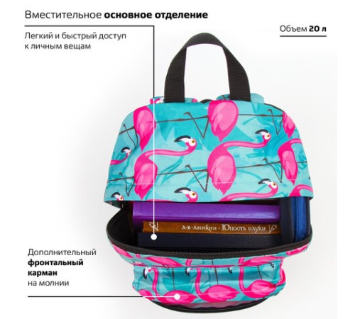 Рюкзак BRAUBERG СИТИ-ФОРМАТ универсальный, 