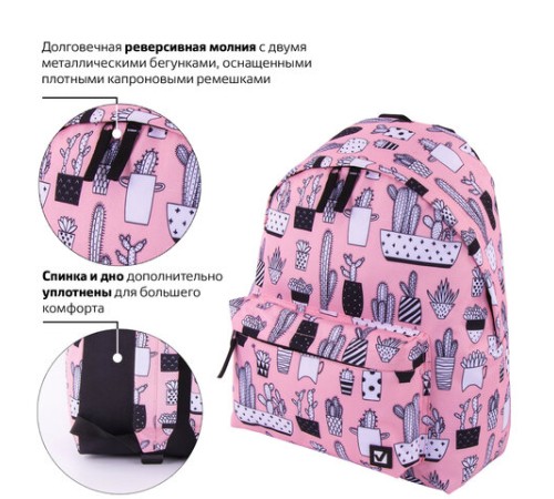 Рюкзак BRAUBERG СИТИ-ФОРМАТ универсальный, 