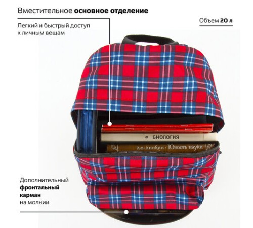 Рюкзак BRAUBERG СИТИ-ФОРМАТ универсальный, 