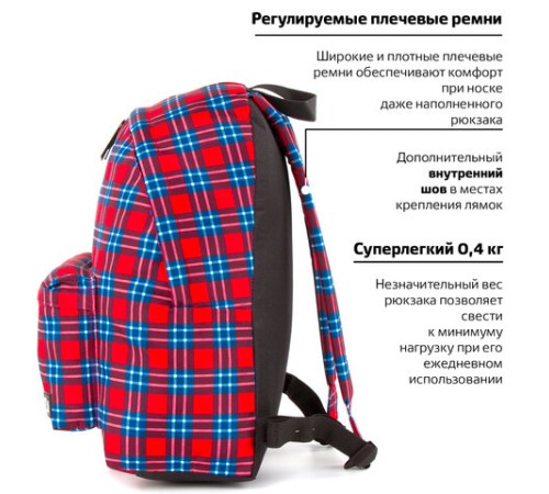 Рюкзак BRAUBERG СИТИ-ФОРМАТ универсальный, 