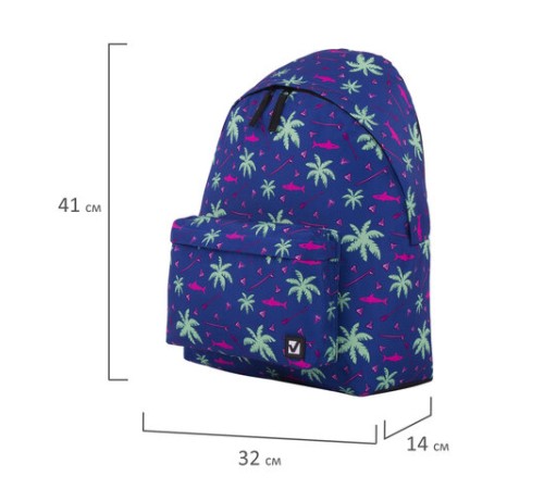 Рюкзак BRAUBERG СИТИ-ФОРМАТ универсальный, 