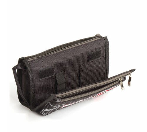 Пенал ЮНЛАНДИЯ для мальчиков, 3 отделения, мягкий, 