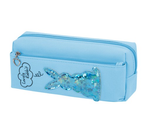 Пенал мягкий ЮНЛАНДИЯ, 2 отделения, полиэстер, 