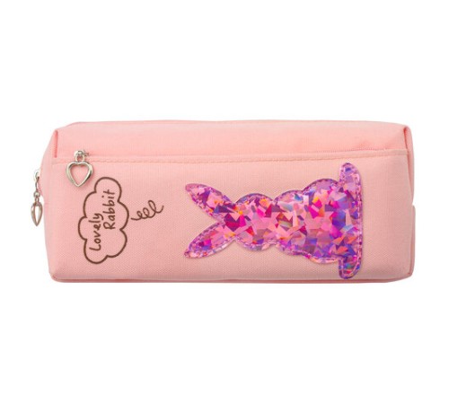 Пенал мягкий ЮНЛАНДИЯ, 2 отделения, полиэстер, 