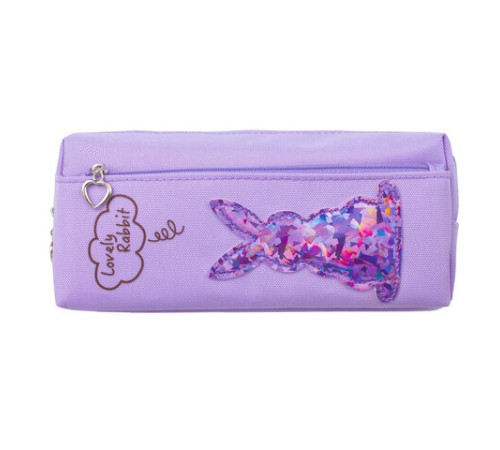 Пенал мягкий ЮНЛАНДИЯ, 2 отделения, полиэстер, 