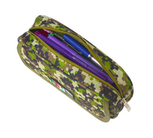 Пенал BRAUBERG для мальчиков, 1 отделение, органайзер, мягкий, 