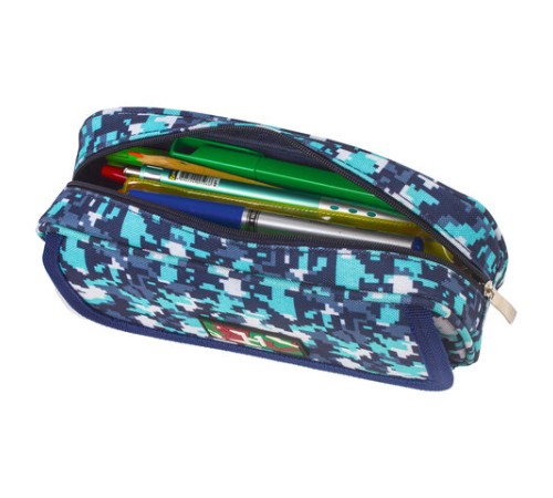 Пенал BRAUBERG для мальчиков, 1 отделение, органайзер, мягкий, 