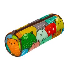 Пенал-тубус BRAUBERG, с эффектом Soft Touch, мягкий, 