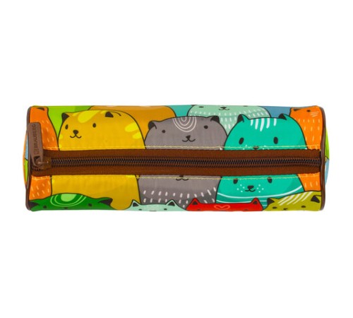 Пенал-тубус BRAUBERG, с эффектом Soft Touch, мягкий, 