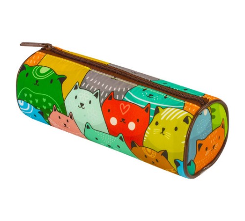 Пенал-тубус BRAUBERG, с эффектом Soft Touch, мягкий, 