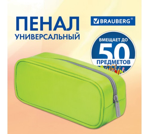 Пенал-косметичка BRAUBERG, мягкий, 
