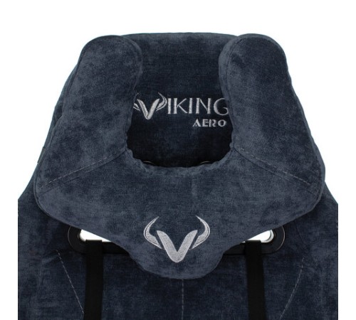 Кресло компьютерное Zombie VIKING KNIGHT, 2 подушки, ткань, синее, 1372993 Кресло компьютерное Zombie VIKING KNIGHT, 2 подушки, ткань, синее, 1372993