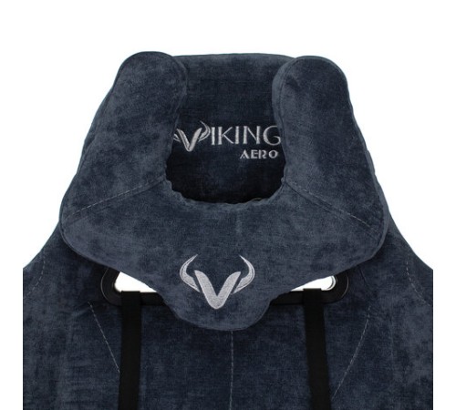 Кресло компьютерное Zombie VIKING KNIGHT, 2 подушки, ткань, синее, 1372993 Кресло компьютерное Zombie VIKING KNIGHT, 2 подушки, ткань, синее, 1372993