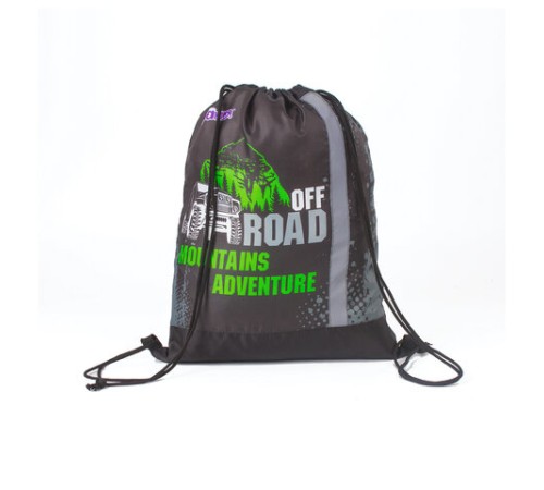 Мешок для обуви ЮНЛАНДИЯ, светоотражающая полоса, 47х37 см, 