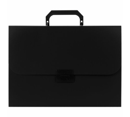Портфель пластиковый STAFF А4 (330х235х36 мм), 7 отделений, индексные ярлыки, черный, 229243