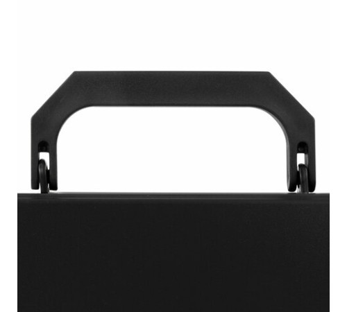 Портфель пластиковый STAFF А4 (330х235х36 мм), 7 отделений, индексные ярлыки, черный, 229243