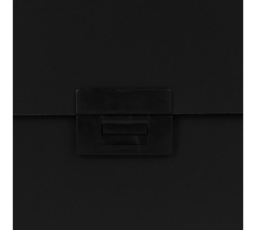 Портфель пластиковый STAFF А4 (330х235х36 мм), 7 отделений, индексные ярлыки, черный, 229243