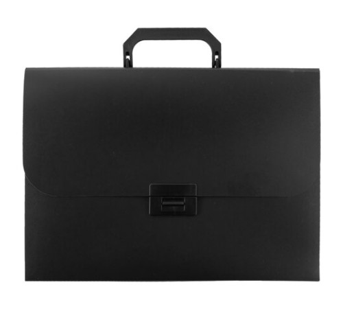 Портфель пластиковый STAFF А4 (330х235х36 мм), 13 отделений, индексные ярлыки, черный, 229245