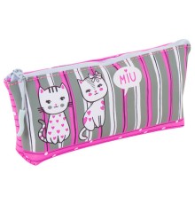 Пенал-косметичка BRAUBERG треугольный, мягкий, 