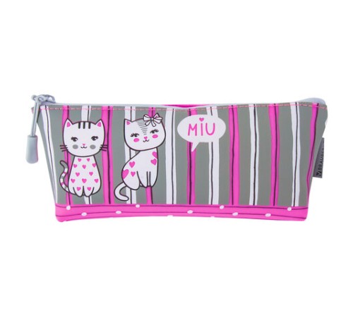 Пенал-косметичка BRAUBERG треугольный, мягкий, 